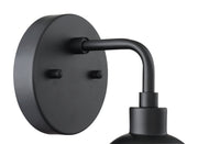 Que 1 Light 7.25" Wall Sconce in Flat Black