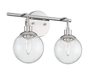 Que 2 Light 14.5" Vanity in Chrome