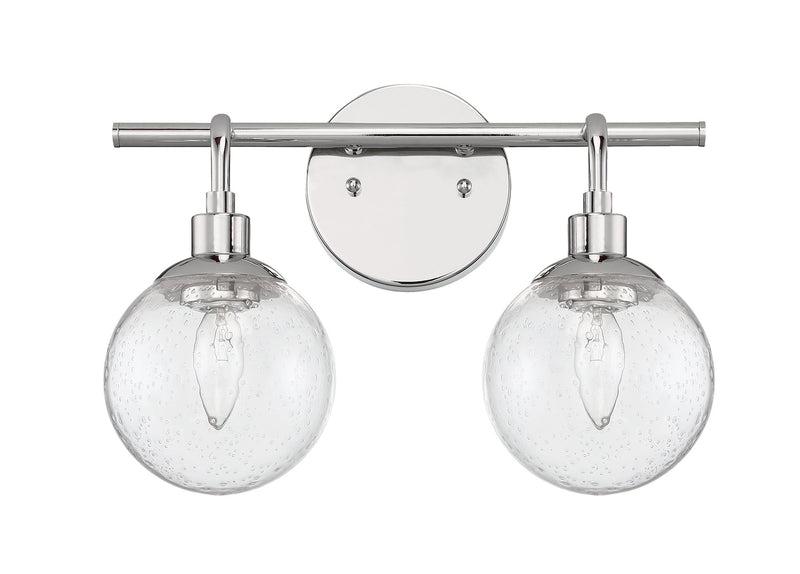 Que 2 Light 14.5" Vanity in Chrome