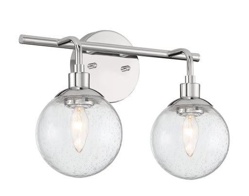 Que 2 Light 14.5" Vanity in Chrome