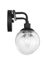 Que 2 Light 14.5" Vanity in Flat Black