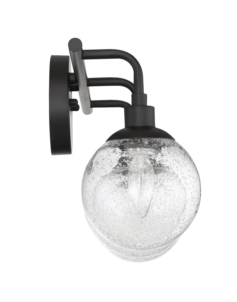 Que 3 Light 23.75" Vanity in Flat Black