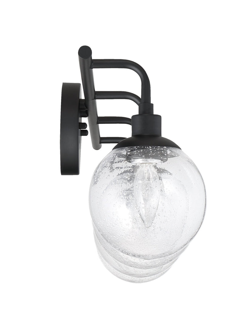 Que 4 Light 32.5" Vanity in Flat Black