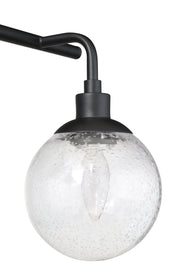 Que 4 Light 32.5" Vanity in Flat Black