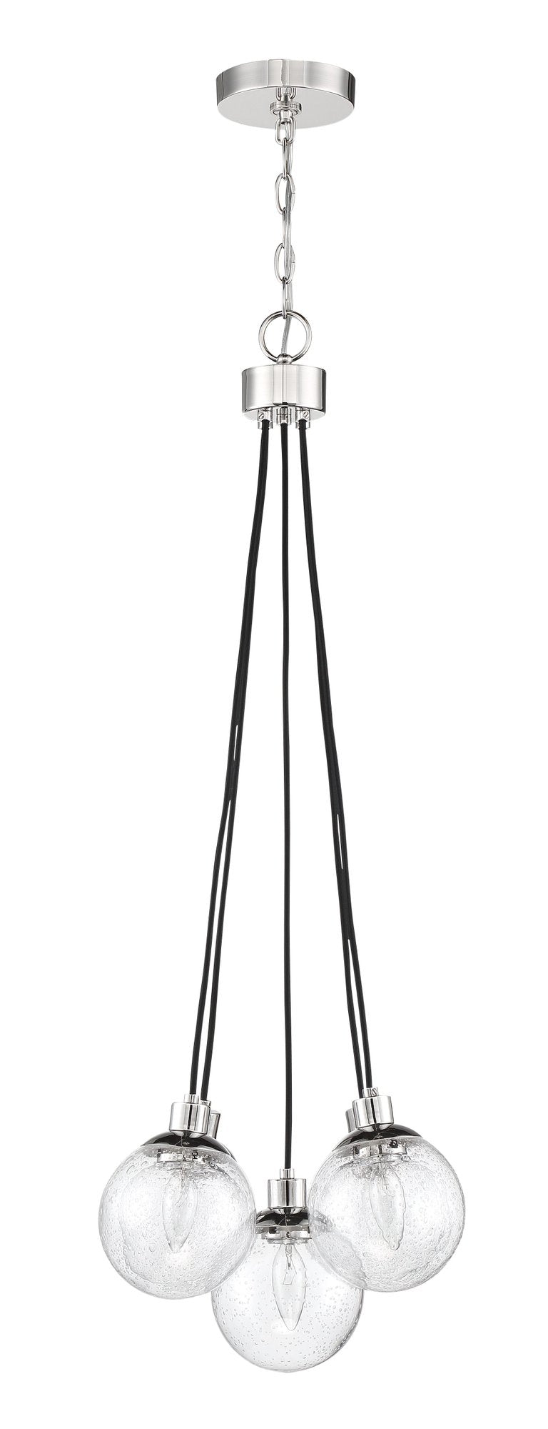 Que 5 Light 14.75" Pendant in Chrome