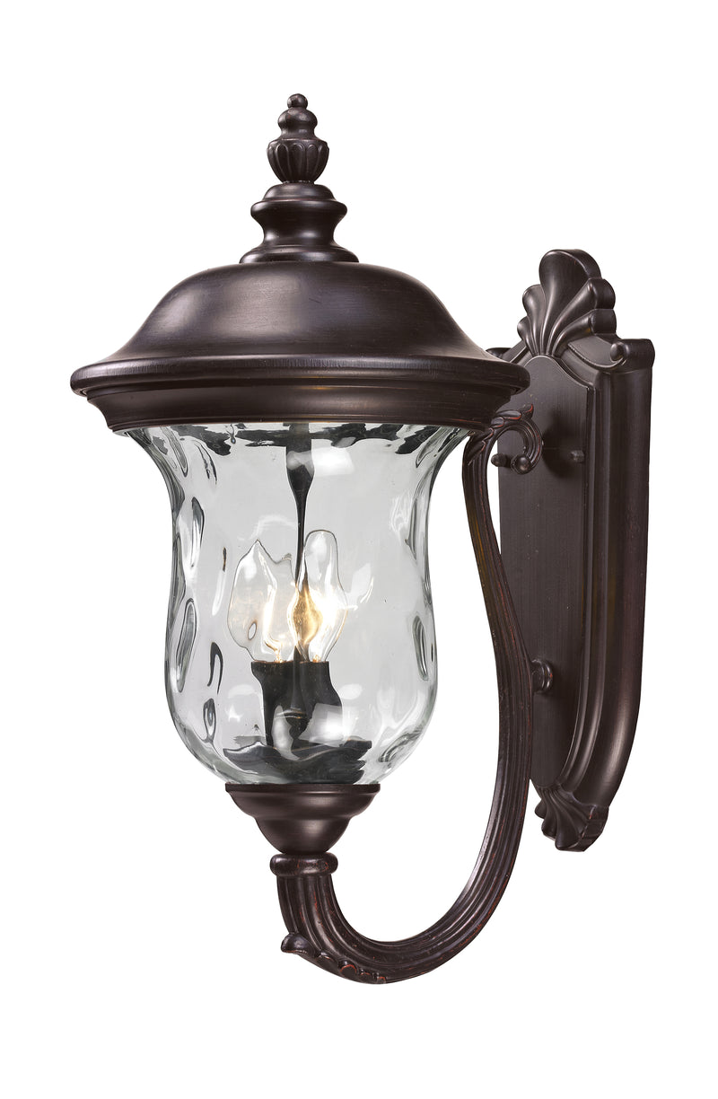 Armstrong 2 Light 10" Outdoor Wall Light, 533 Series in Bronze