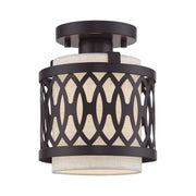 Vistaview Small Semi-Flush Mount in English Bronze