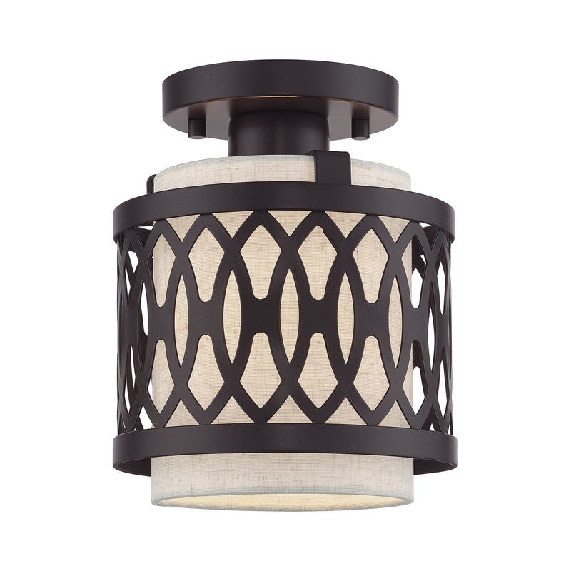 Vistaview Small Semi-Flush Mount in English Bronze
