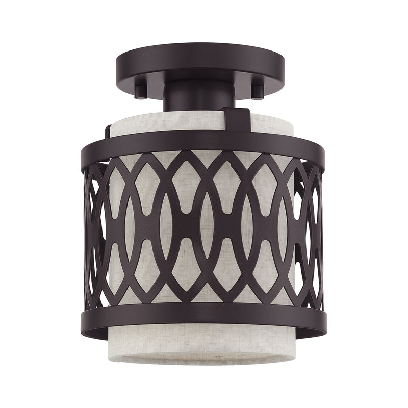 Vistaview Small Semi-Flush Mount in English Bronze