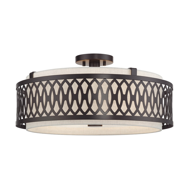Vistaview 4-Light Semi-Flush Mount in English Bronze