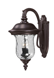 Armstrong 2 Light 10" Outdoor Wall Light, 534 Series in Bronze