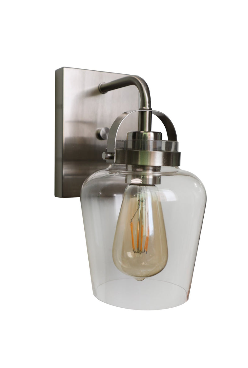Trystan 1 Light 7.5" Wall Sconce in Brushed Polished Nickel