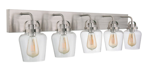 Trystan 5 Light 38" Vanity in Brushed Polished Nickel