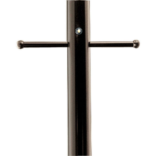 7-Foot Aluminum Outdoor Lamp Post with Ladder Rest in Antique Bronze