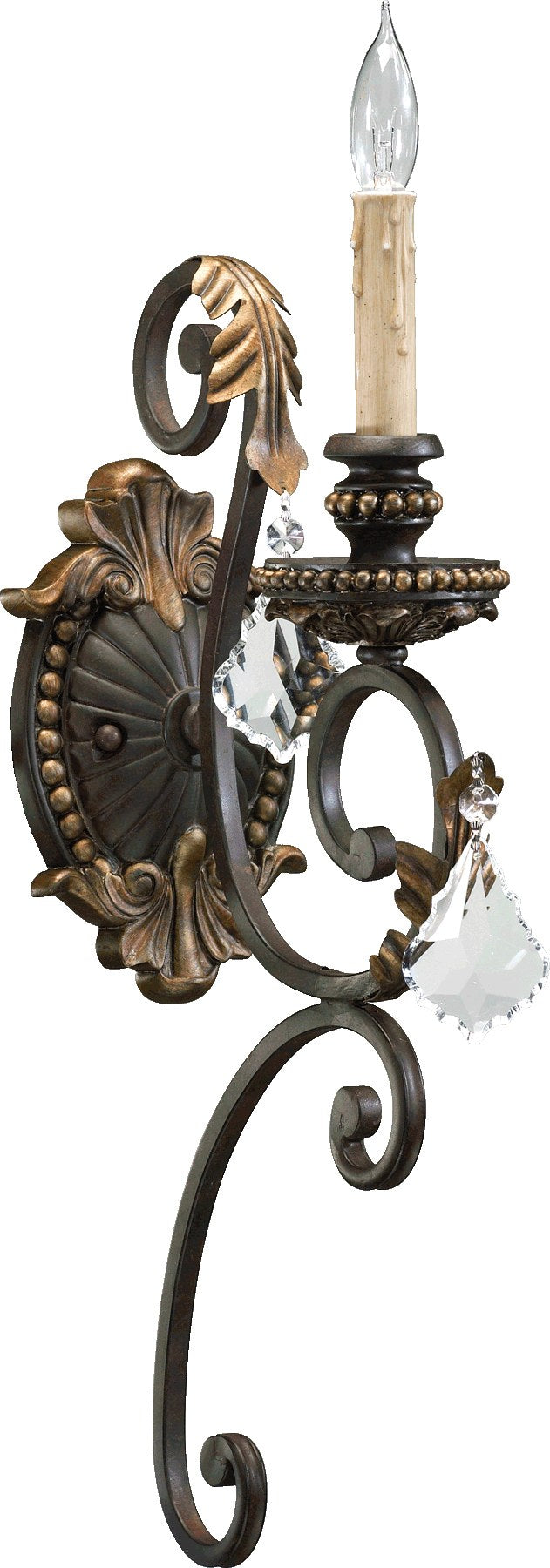 Rio Salado 1 Light Wall Sconce in Toasted Sienna / Mystic Silver