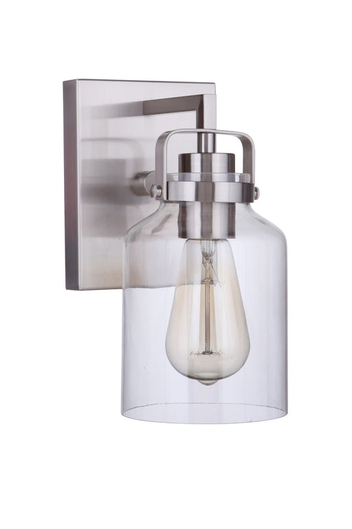 Foxwood 1 Light 6.88" Wall Sconce in Brushed Polished Nickel