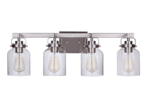 Foxwood 4 Light 28.88" Vanity in Brushed Polished Nickel