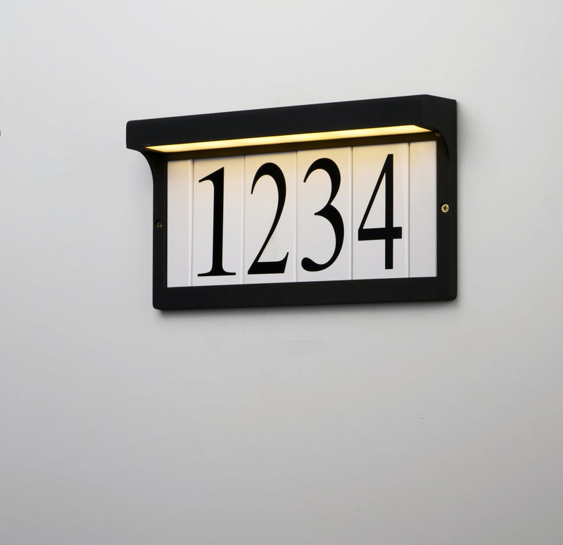 Address LED Light Frame in Black