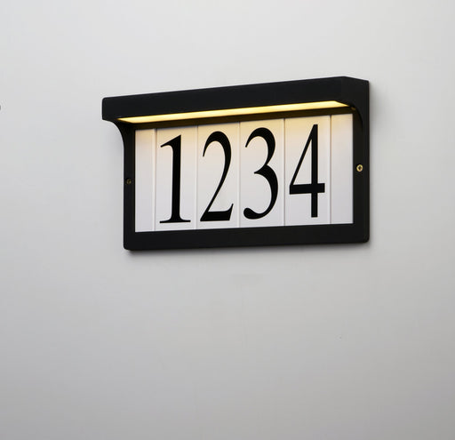 Address LED Light Frame in Black