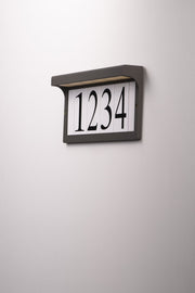 Address LED Light Frame in Bronze