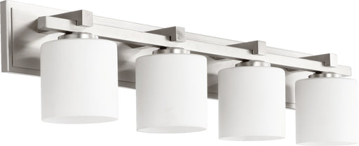 Kaplan 4 Light Cylinder Vanity in Satin Nickel