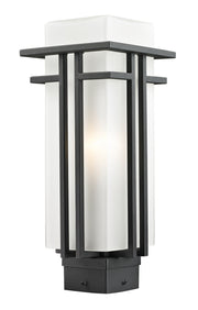 Abbey 1 Light Outdoor Post Light in Black (Sqr. Base - not incl.)