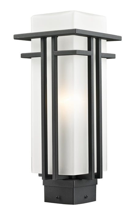 Abbey 1 Light Outdoor Post Light in Black (Sqr. Base - not incl.)