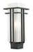 Abbey 1 Light Outdoor Post Light in Black (Sqr. Base - not incl.)