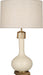 Athena Table Lamp with Open Weave Heather Linen Shade - Lamps Expo