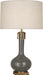 Athena Table Lamp with Open Weave Heather Linen Shade - Lamps Expo