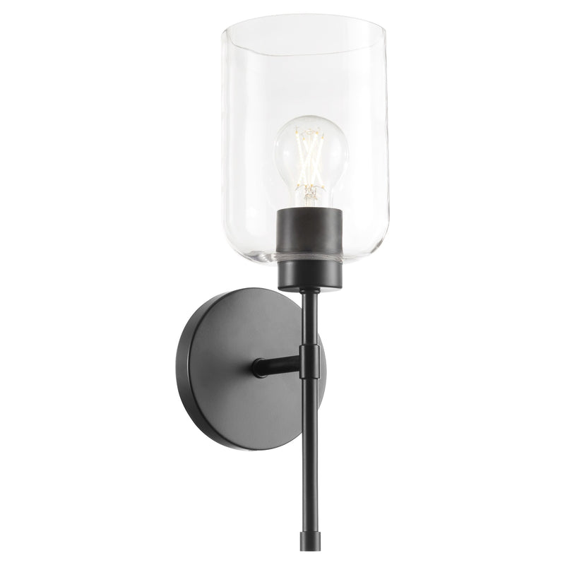 Tribute 1 Light Wall Sconce in Matte Black