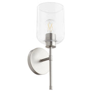 Tribute 1 Light Wall Sconce in Satin Nickel