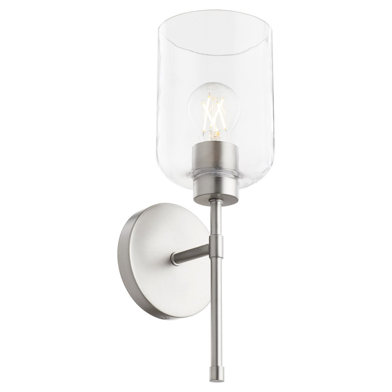 Tribute 1 Light Wall Sconce in Satin Nickel