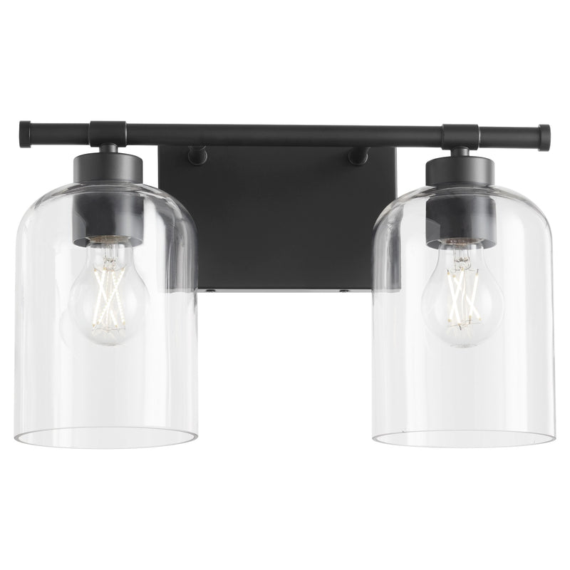 Tribute 2 Light Vanity in Matte Black