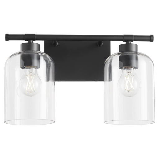 Tribute 2 Light Vanity in Matte Black