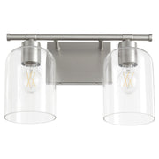 Tribute 2 Light Vanity in Satin Nickel