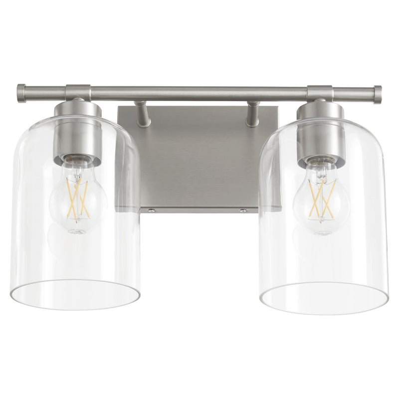 Tribute 2 Light Vanity in Satin Nickel