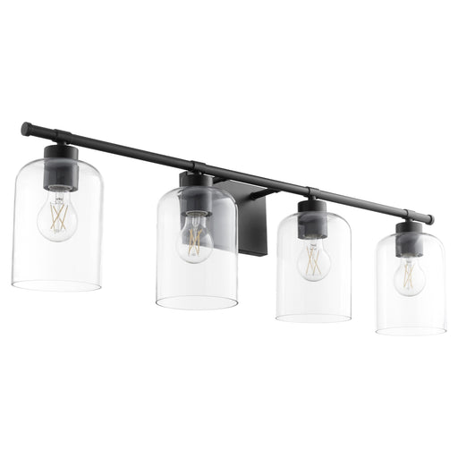 Tribute 4 Light Vanity in Matte Black