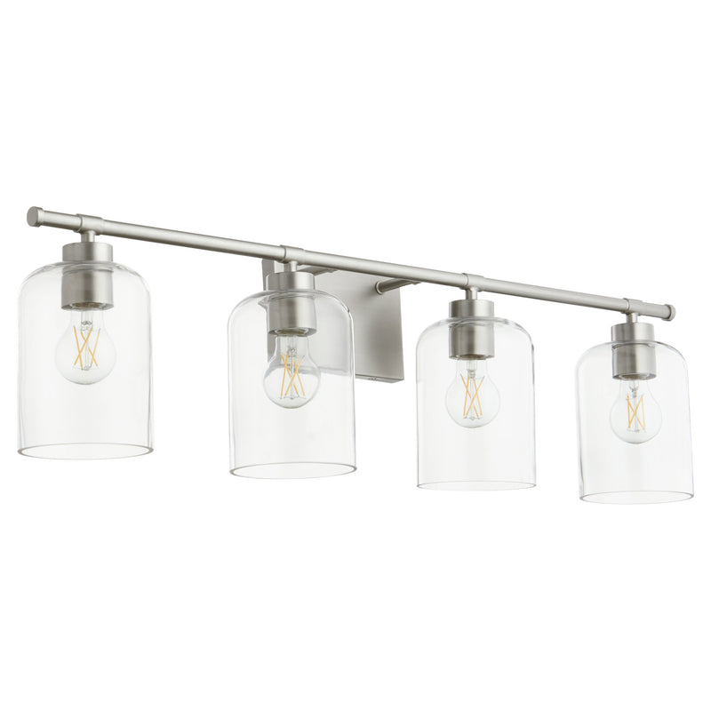 Tribute 4 Light Vanity in Satin Nickel