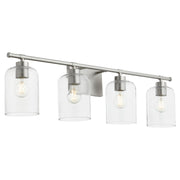 Tribute 4 Light Vanity in Satin Nickel