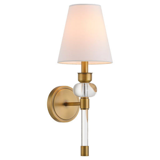Cetro 1 Light Wall Sconce in Brushed Brass