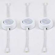 CounterMax MX-LD-AC LED Puck 3 Pack in White