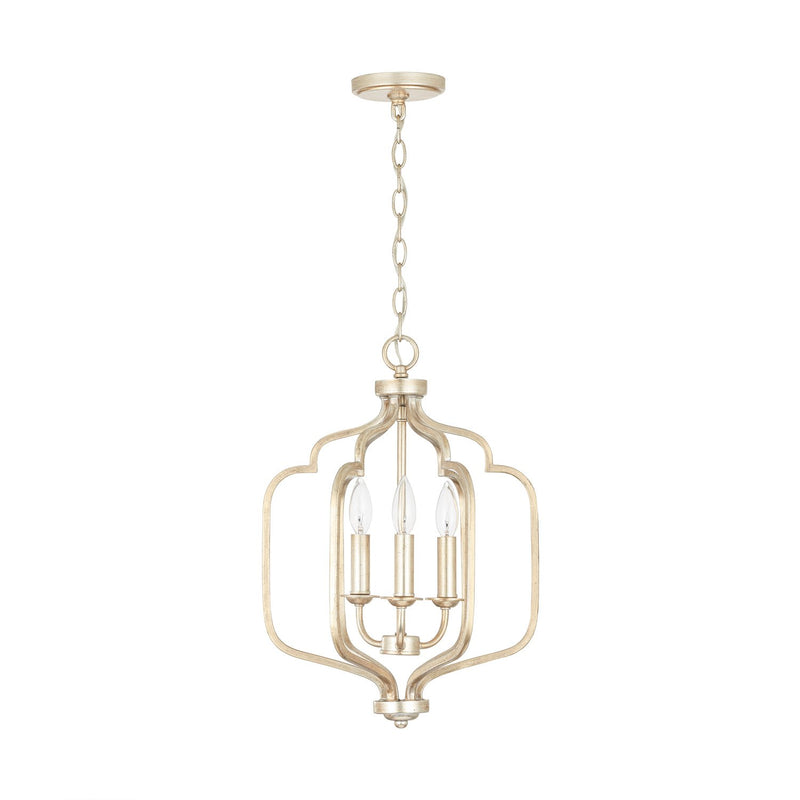 Ophelia 3-Light Chandelier in Winter Gold