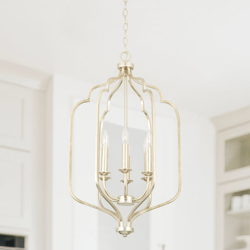 Ophelia 6-Light 18" Chandelier in Winter Gold