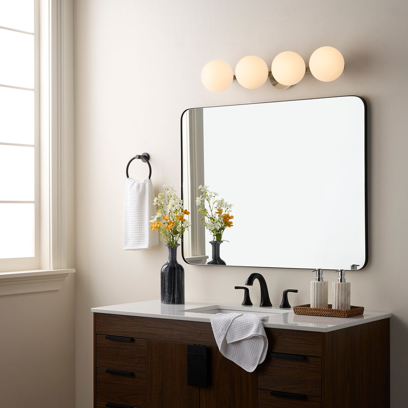 Jasper 4 Light Vanity in Polished Nickel