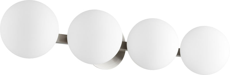 Jasper 4 Light Vanity in Satin Nickel
