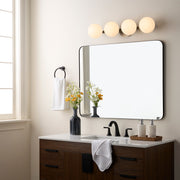 Jasper 4 Light Vanity in Satin Nickel