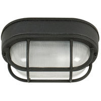 Bulkheads 1-Light Flushmount in Textured Matte Black