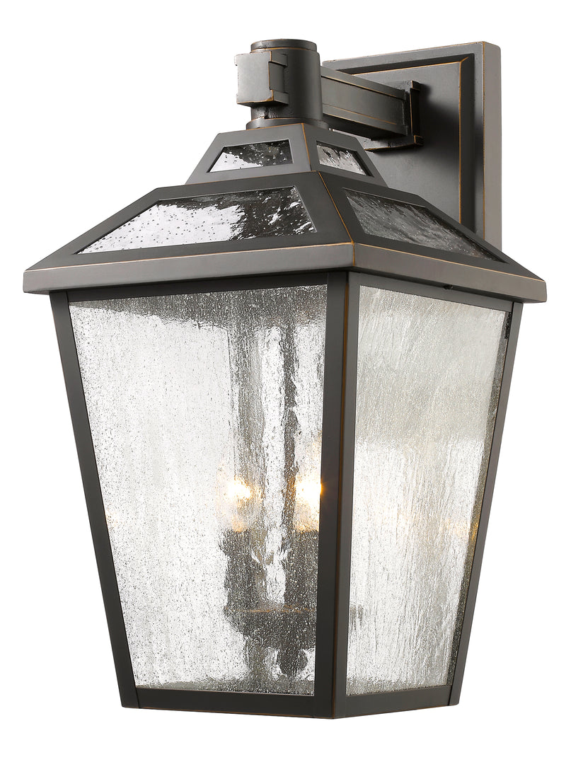 Bayland 3 Light 11" Outdoor Wall Light in Oil Rubbed Bronze