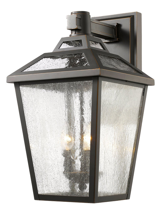 Bayland 3 Light 11" Outdoor Wall Light in Oil Rubbed Bronze